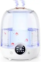 Aswalling Humidifiers for Bedroom Cool Mist Humidifiers for Bedroom for Baby and Large Rooms