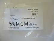 NEW MCM 26-165 MINI TOGGLE SWITCH DPDT ON-OFF-ON