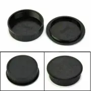 2x 42mm Plastic Front Rear Cap Cover For M42 Digital Lens K1I3 F2B8 Camera L5S1