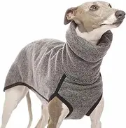 Whippet Turtleneck Dog Coats,Winter Warm Whippet Jumpers Jackets for Dogs,Turtleneck Shirt Fleece Vest Pet Sweatshirt for Small Medium Big Puppy Clothes for Parties Daily Wear