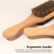 Wood Bristle Double Sided Brush Mane Styling Beard Hair Tool Men