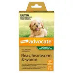 Advocate Green Spot-On Flea & Worming Treatment <4kg Dog 1pk