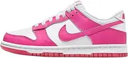 [Nike] Youth Dunk Low Grade School White/Laser Fuchsia FB9109-102 3.5Y