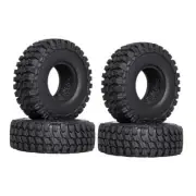 Soft Rubber SCX24 Tires 1.0 Rock Crawler for 1/18 TRX4M Axial SCX24 Gladiator