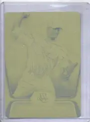 2012 Bowman Platinum Mike Montgomery Yellow Printing Plate..Only 1/1 in World