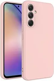 [WOGROO] for Samsung Galaxy A34 Case Pink, Scratch Resistant with Soft Touch, Slim Thin Phone Cover for Samsung Galaxy A34