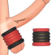 Silicone Penis Extender Enlarger Sleeve Ring Reusable Delay Ejaculation for Men