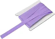 sourcing map Double Fold Bias Tape for Sewing 5/8 Inch x 6 Yards Satin Pre-fold Continuous Binding Tape for Seaming Quilting Hemming Binding DIY Crafts, Light Purple