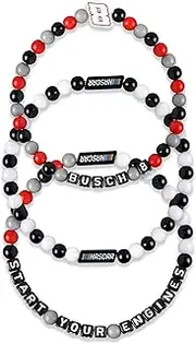 FOCO NASCAR Kyle Busch Mens 3 Pack Friendship Bracelet