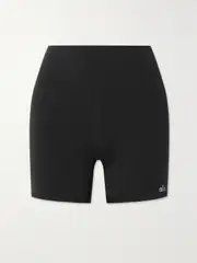 [Alo Yoga] Alo Yoga - Airbrush 5" Stretch Cycling Shorts - Black - large large Black
