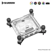 Barrow LTYK3-04 V2 CPU WaterBlock for intel i3 i5 i7 i9 LGA 115X1200 aRGB Black