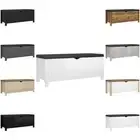 Storage Box with Cushion Chipboard Hallway Entryway Bench Multi Colours vidaXL