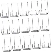 HOMOCONO 15pcs Clear Acrylic Vinyl Record Holder Shelf Wall Mount Album Display Rack for Music Lovers Home Decor