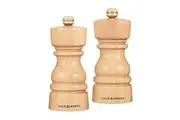 Cole & Mason London 13cm Beech Wood Salt & Pepper Mill Spice Grinder Set NTRL