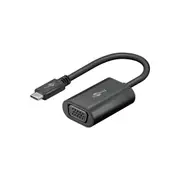 Goobay USB-C to VGA Adapter Black 0.2m