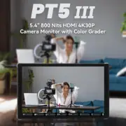 Portkeys PT5III Camera Monitor Built-in Color Mixer HDMI 4K Touch Screen Monitor