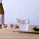 日本 ADERIA 日本製耐熱玻璃清酒杯片口杯 3件套組