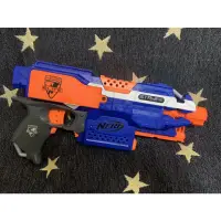 在飛比找蝦皮購物優惠-NERF STRYFE 殲滅者 稀有 絕版 藍色 橘機