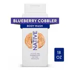 Dunkin' Body Wash for Women and Men, Sulfate Free, Blueberry Cobbler, 18Oz