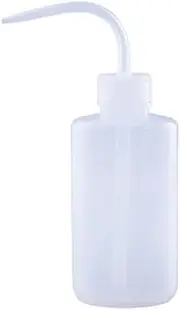 Poemtian Wash Bottle Plastic Squeeze Bottle Tattooing Eyelash Cleaning Washing Bottle Lab Washing Bottle Lab Squeeze Bottle with Scale and Narrow Mouth Irrigation Squeeze Sprinkling Plant Watering Bottle 250ml