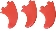 3Pcs Surfboard Fins Glass Fiber Thruster Fin Sets Surf Accessories for Longboard Upright Paddle Board