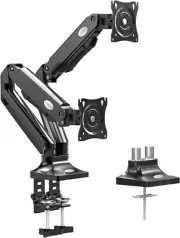 Dual Monitor Stand and Mount, Dual Monitor Arm for Screens Up to 32 Inch,Double