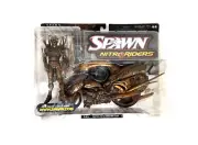 AFTERBURNER Action Figure & Motorcycle SPAWN Nitro Riders McFarlane Toys 1999