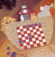 **NOAH'S GAME BOARD**PLASTIC CANVAS PATTERN**