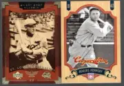 Rogers Hornsby Lot of 2 UD Cooperstown Collection/ 2004 UD Sweet Spot Classic