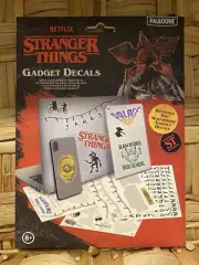 Stranger Things Gadget Stickers Decals Waterproof Reusable Set NEW