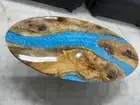 Oval epoxy coffee table Epoxy Resin Dining Table