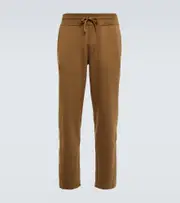 [Loro Piana] Loro Piana Whitney cotton, silk, and cashmere pants UK 30 beige
