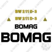 Fits Bomag BW 211 D-3 Decal Kit Soil Compactor Roller