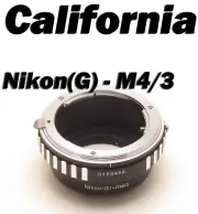 Nikon G AF-S Lens to M4/3 Adapter Panasonic GF5 GF6 GX1 GX2 GX7 GM1 GH4 G10 G3