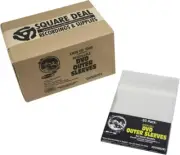 (1000) DVD Outer Sleeves RESEALABLE 14mm ARCHIVAL Case Box Bags Covers 2mil