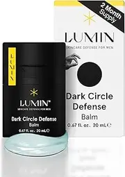 Men’s Dark Circle Defense (1 oz.): Anti-Aging Korean Formulated Eye Cream Treatment - Reduce Fine Lines, Wrinkles, Eye Bags, Dark Circles - Experience a Rejuvenated Complexion - Achieve Your Best Look
