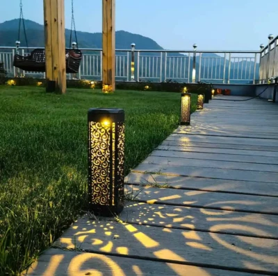 4-Pack Solar LED Garden Lights Outdoor Waterproof Pathway Landscape Yard Decor