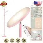 Stunning 4000LM Pink Standing Lamp with Adjustable Reading Light & Touch Control