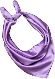 [OATIPHO] Fashion Women Accessory Solid Color Bandanas Silk Head Scarf Women Scarf Silk Scarf for Women Square Scarf Silk Hair Scarf Silk Head Wrap Solid Color Scarf Silk Bandana Golden