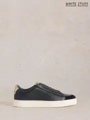 White Stuff Blue Toni Leather Trainers (E85800) | $150