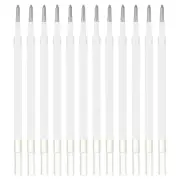 12 Pcs 0.8mm Medium Point Pastel Coloring Pen Ink Gel Pen Refills, White