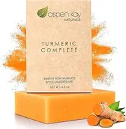 Turmeric Soap - Made with Natural and Organic Ingredients. Gentle Soap. 4.5oz Bar. (Turmeric Complete 1 Pack)