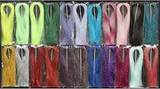 Tigofly 22 Packs 22 Colors Crystal Flash Holographic Tinsel Krystal Flashabou Sparkle Dry Streamer Tube Fly Fishing Tying String Materials