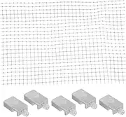 VILLFUL Aquarium Net Cover Anti-Jumping Mesh Fish Tank Protective Netting Sizable Adjustable for Turtle Tank Safety Random Style