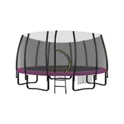 Kahuna Twister 14ft Springless Trampoline - Pink
