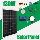 130W 12V Solar Panel Kit Generator Camping Power Battery Charger Mono Regulator