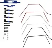 Front and Rear Wide Sway Bar Anti Roll Bar Kit for Traxxas Slash 2WD 1/10 RC Car Upgrade Parts