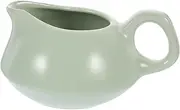 Ciieeo Ceramic Gravy Serving Boat with Handle Elegant Sauce Pitcher for Milk and Condiments High Temperature Resistant Kitchen Essential for Dinners and Formal