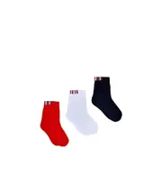 3 pairs of ankle socks One size White