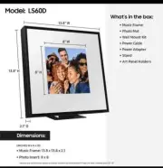 Samsung LS60D Music Frame Smart with Dolby Atmo Audio HW-LS60D/ZA